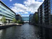 Canals on the university campus of Copenhagen.